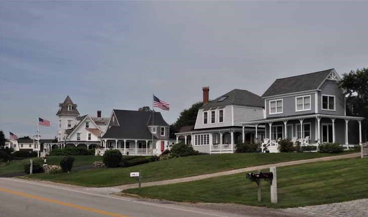 row of homes